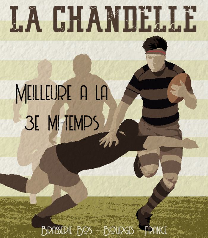 bière personnalisable rugby