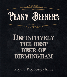 Etiquette Peaky Beerers